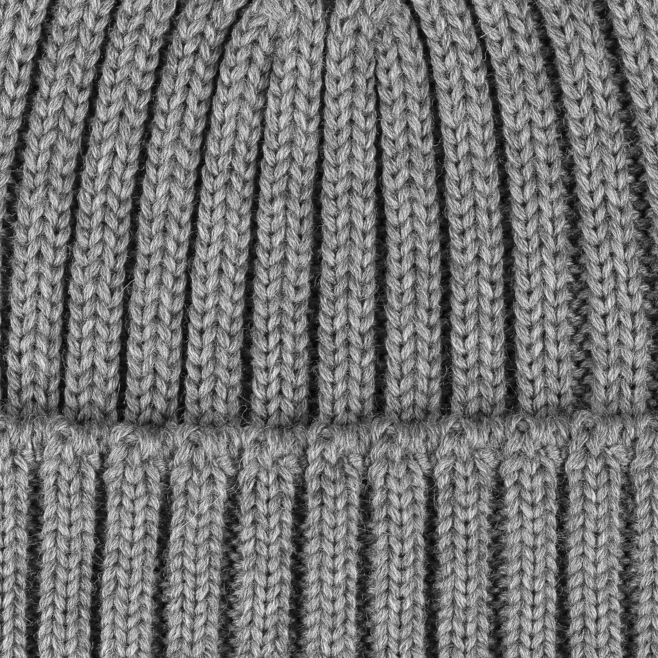 Lierys Bonnet a cotes Merino en Tricot Unicolore Fabrique en Allemagne Unisexe Automne Hiver