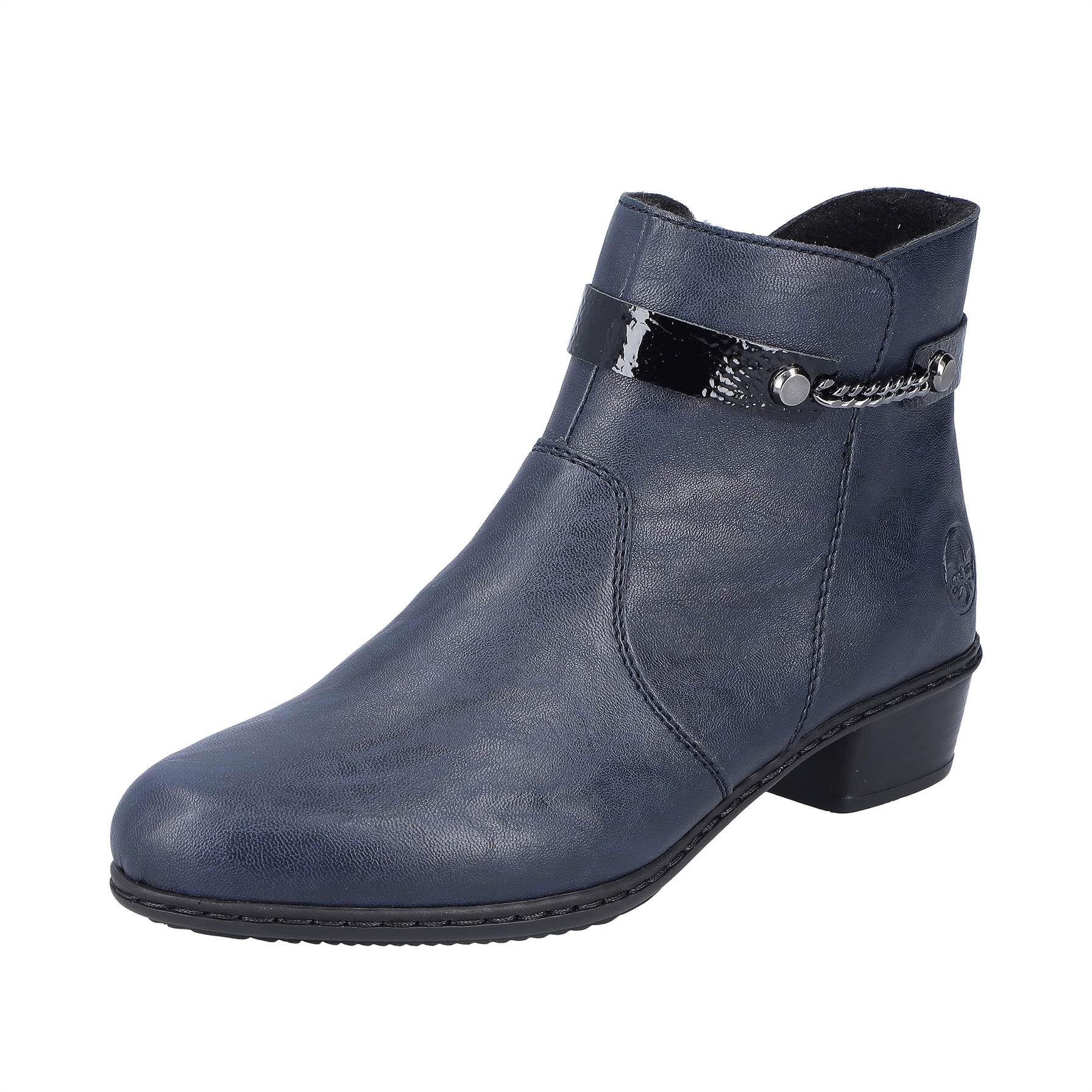 Rieker Women's Classic Ankle Boots Y0783, Women's Ankle Boots, blue, 3.5 UK