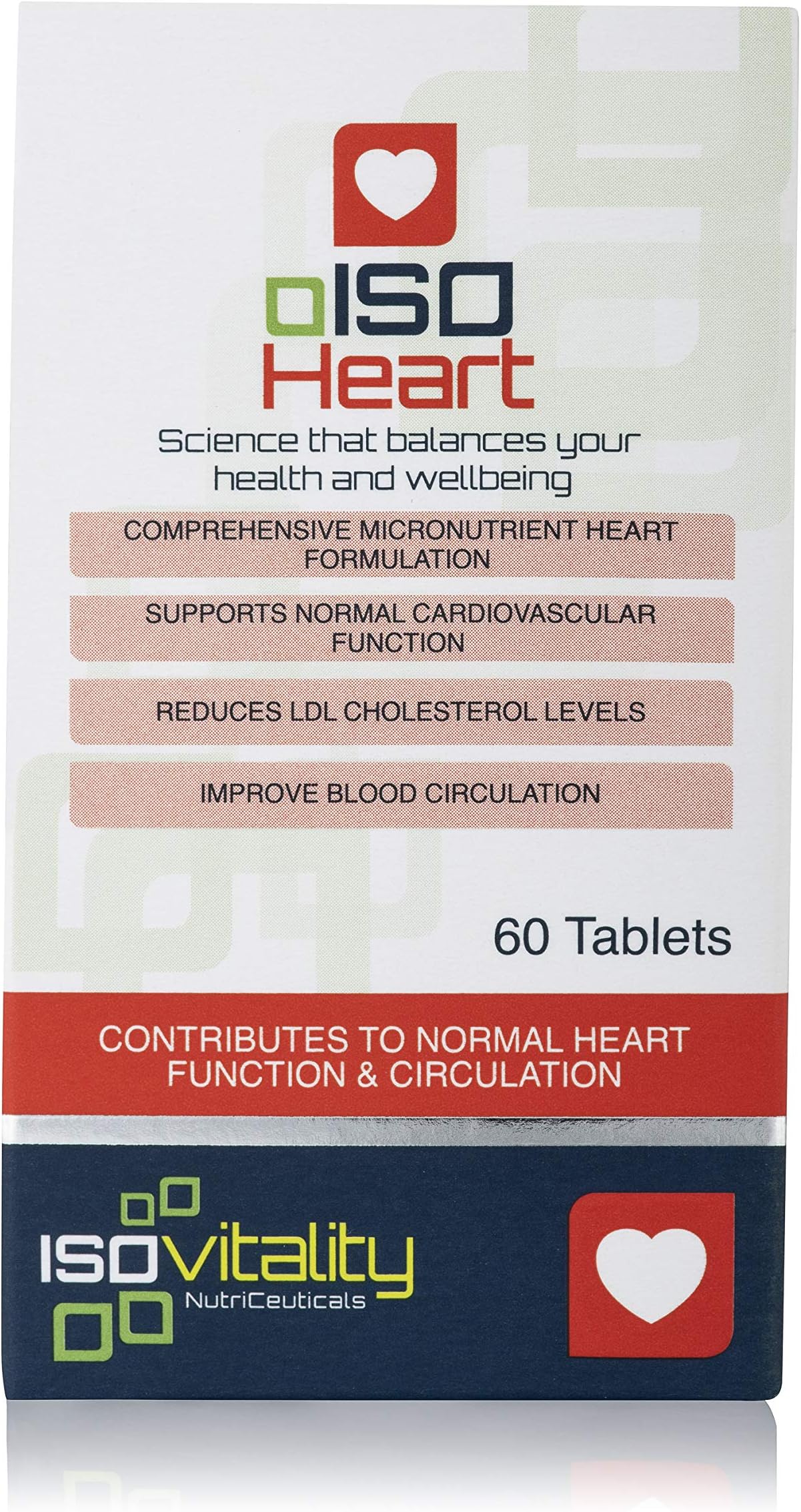 ISOHeart Tablets - micronutrient Heart & Cholesterol lowering Formulation