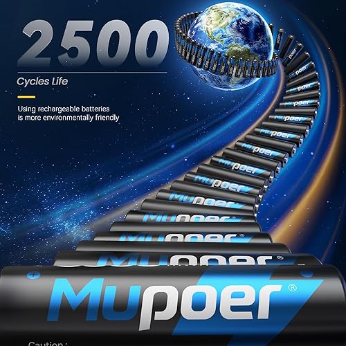 Miniatura 3 de Pilas recargables AA de litio con cargador, paquete de 8 baterías de 1.5 V 3000 mWh, doble A, recargable, batería AA de iones de litio de larga