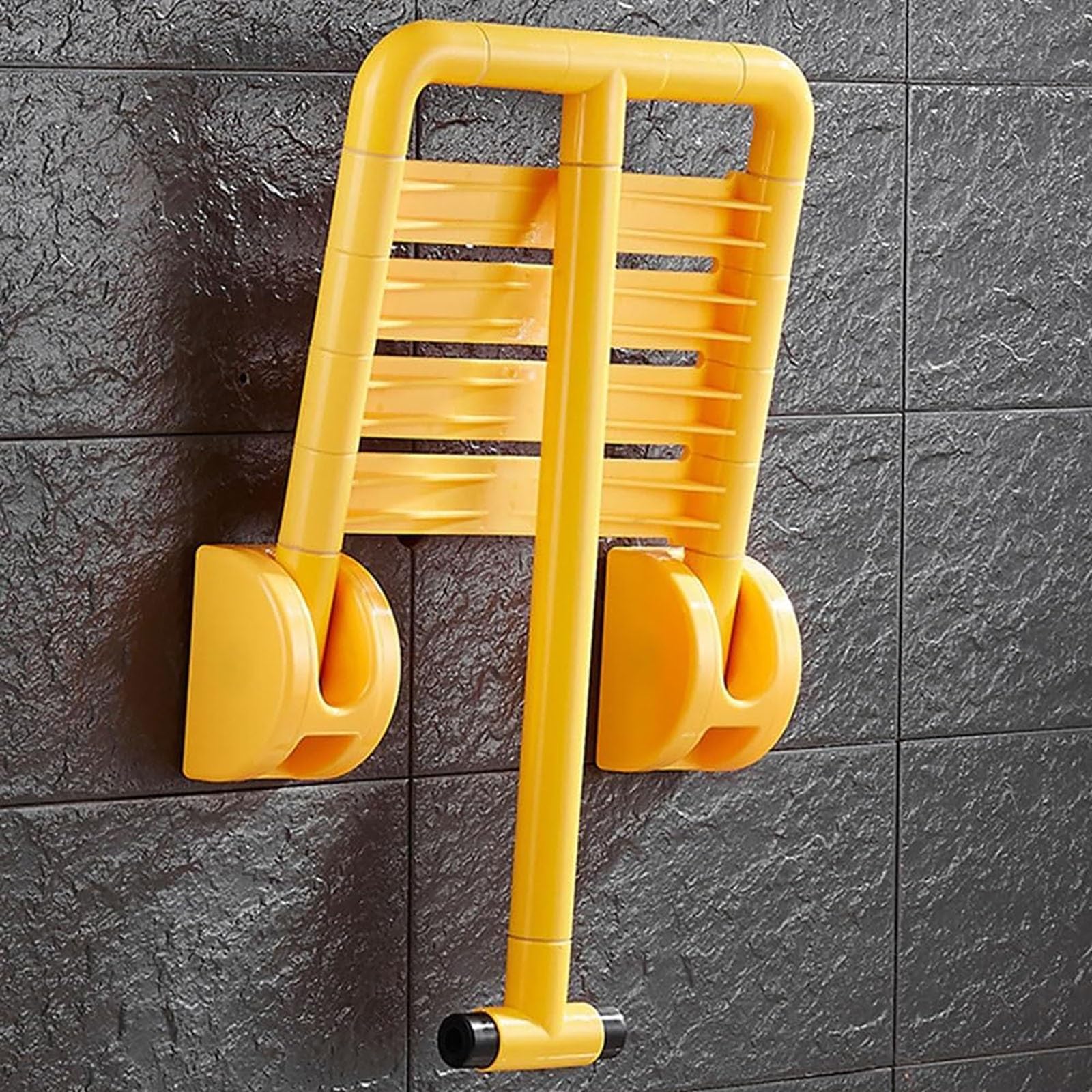 Asiento de Ducha Abatible Taburete de Ducha Montado en La Pared con Pies De Apoyo Sillas Para Ducharse para Personas Mayores Discapacitadas y Mujeres Embarazadas
