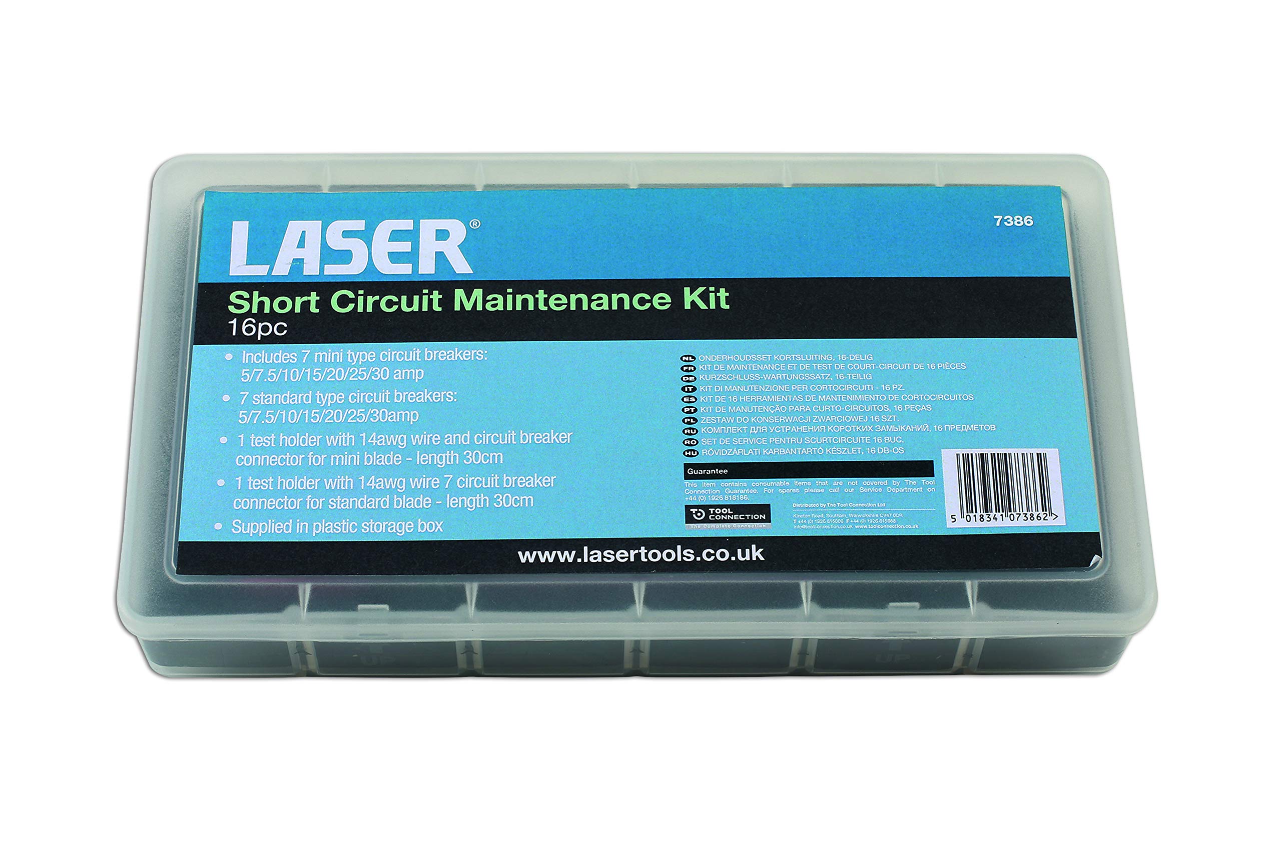 LASER TOOLS 7386 Unidad diagnosis causa cortocircuito