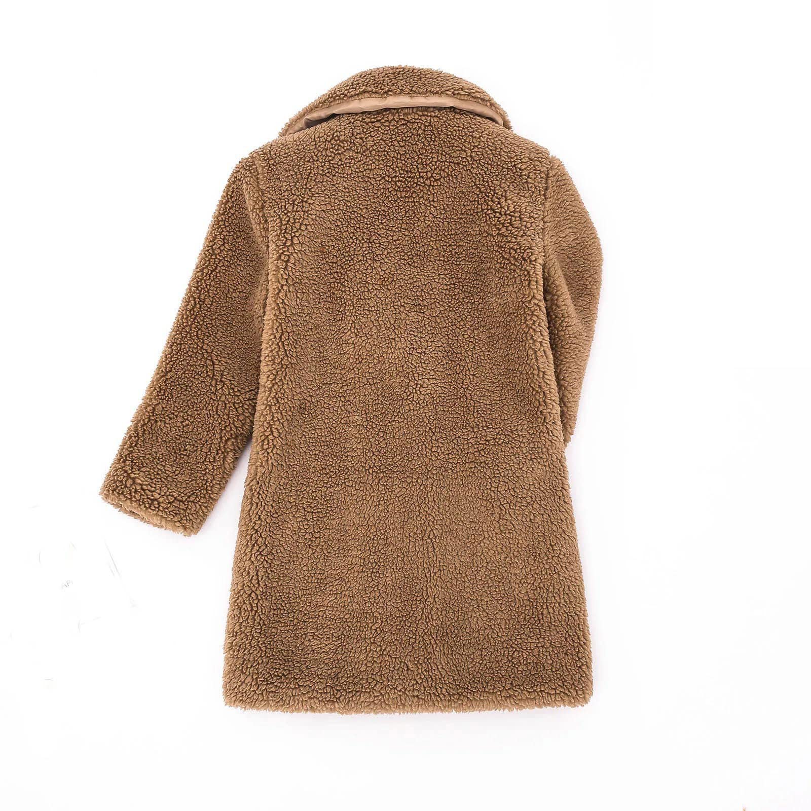 Giacca Bambina Ragazza Mantello del Cappotto di Inverno Giubbotto della Pelliccia della Neonata Giacca Vestiti Caldi Spessi Abbigliamento 1-6 Anni