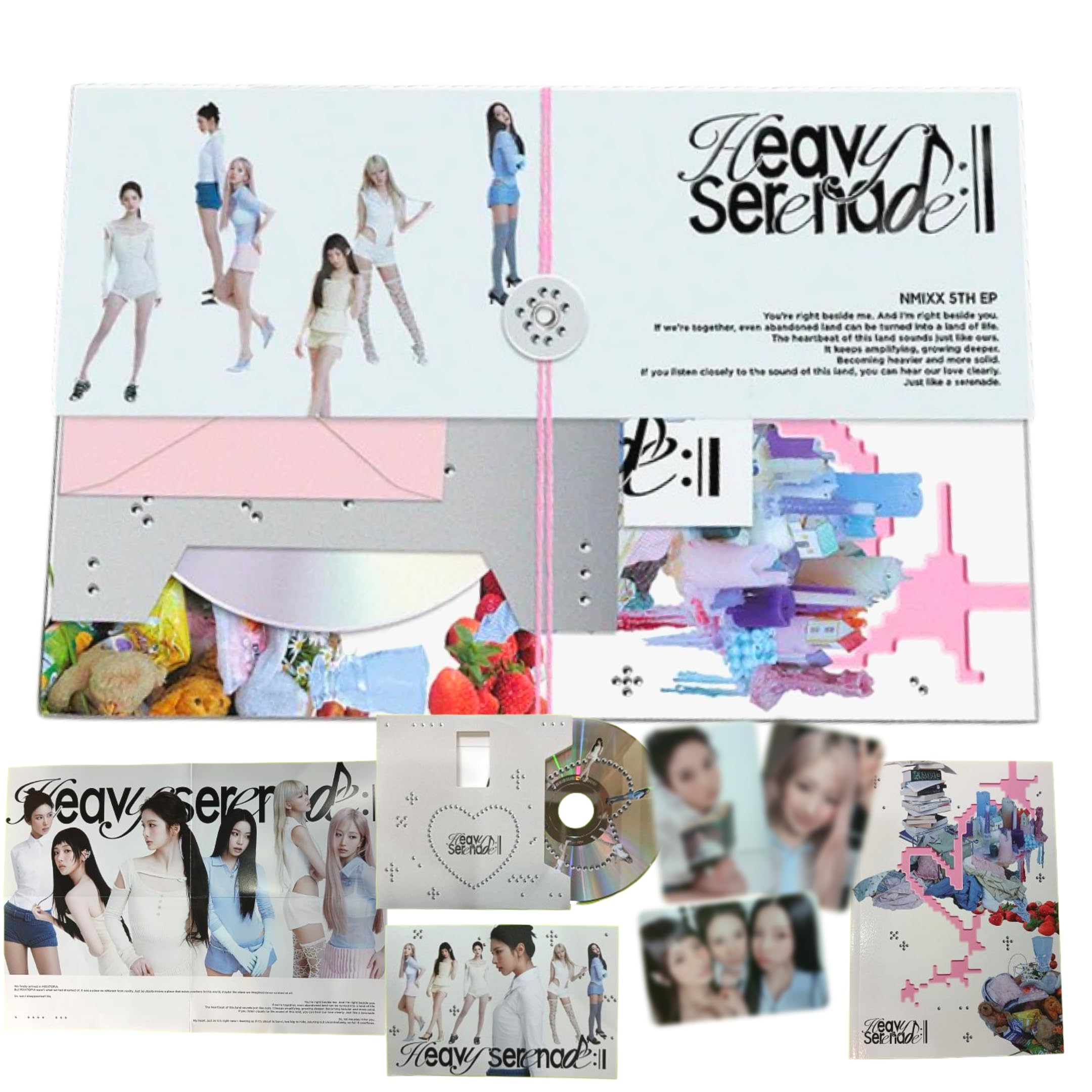 NMIXX Heavy Serenade 5º álbum EP con libro de fotos y CD para coleccionistas