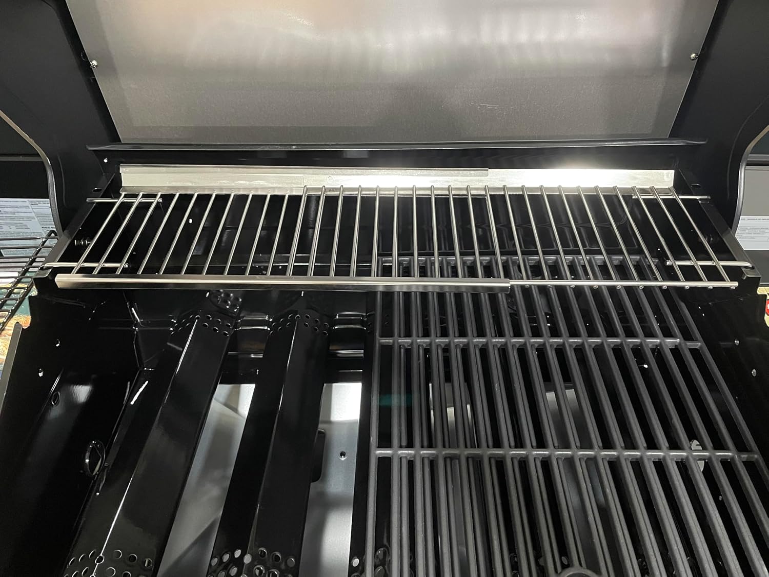 Universal Grill Warming Rack 20.6''- 31.1'', Adjustable Warming Rack for Nexgrill, Dynaglo, Cuisinart, Monument 4/5 Burner Grills, Stainless Steel Warming Rack Replacement for Nexgrill image 5