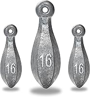 Vista 12 de BLUEWING Pesos de pesca Bank Sinker 1 lb/2 lb/3 lb/5 lb/6 lb Caja de Pesos de Pesca de Plomo Bullet para Agua Salada 1 oz, 2 oz, 3 oz, 5 oz, 8 oz