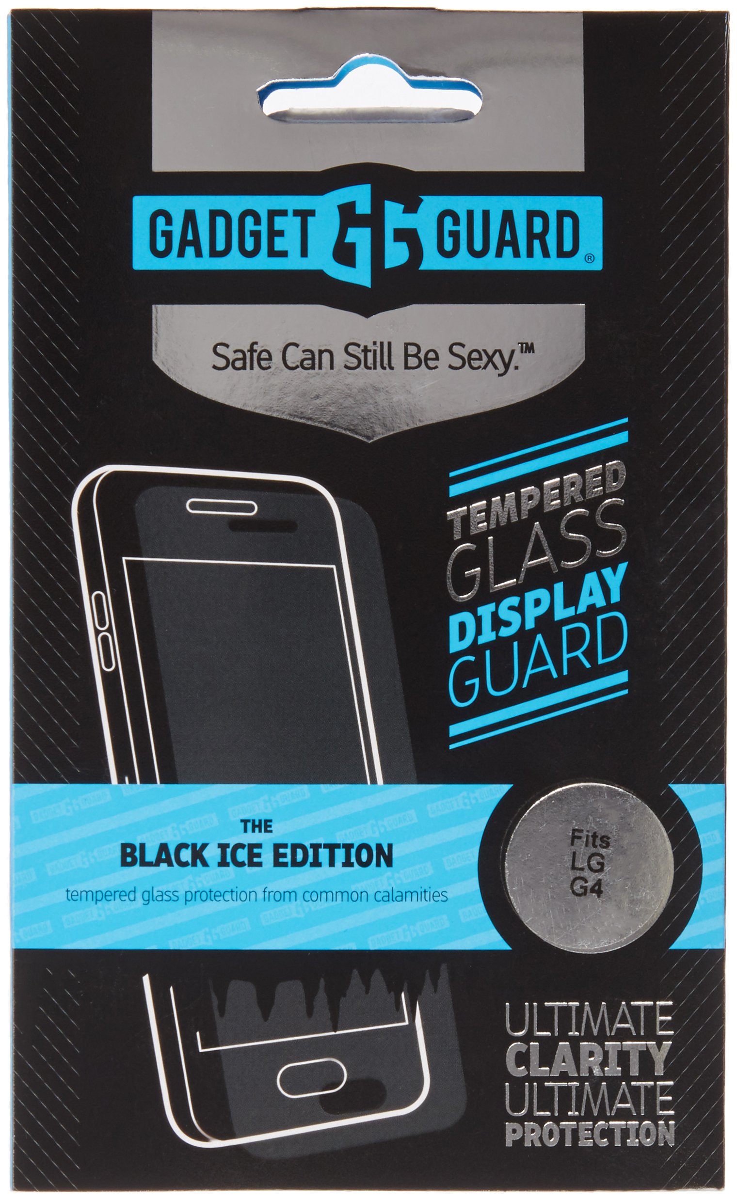 Gadget Guard Ice Edition Glass Screen Protector for LG G4 - Black