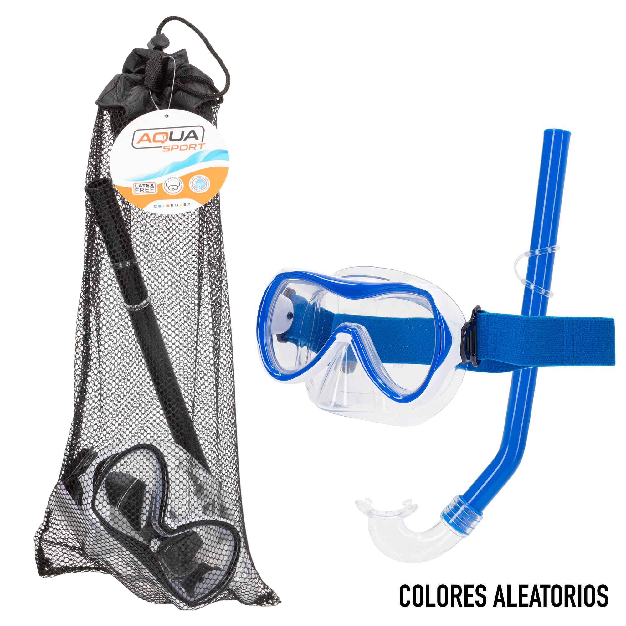 Máscara De Buceo Completa 180° Para Niños - Antivaho, Con Tubo, Talla XS, Para Natación Y Snorkel