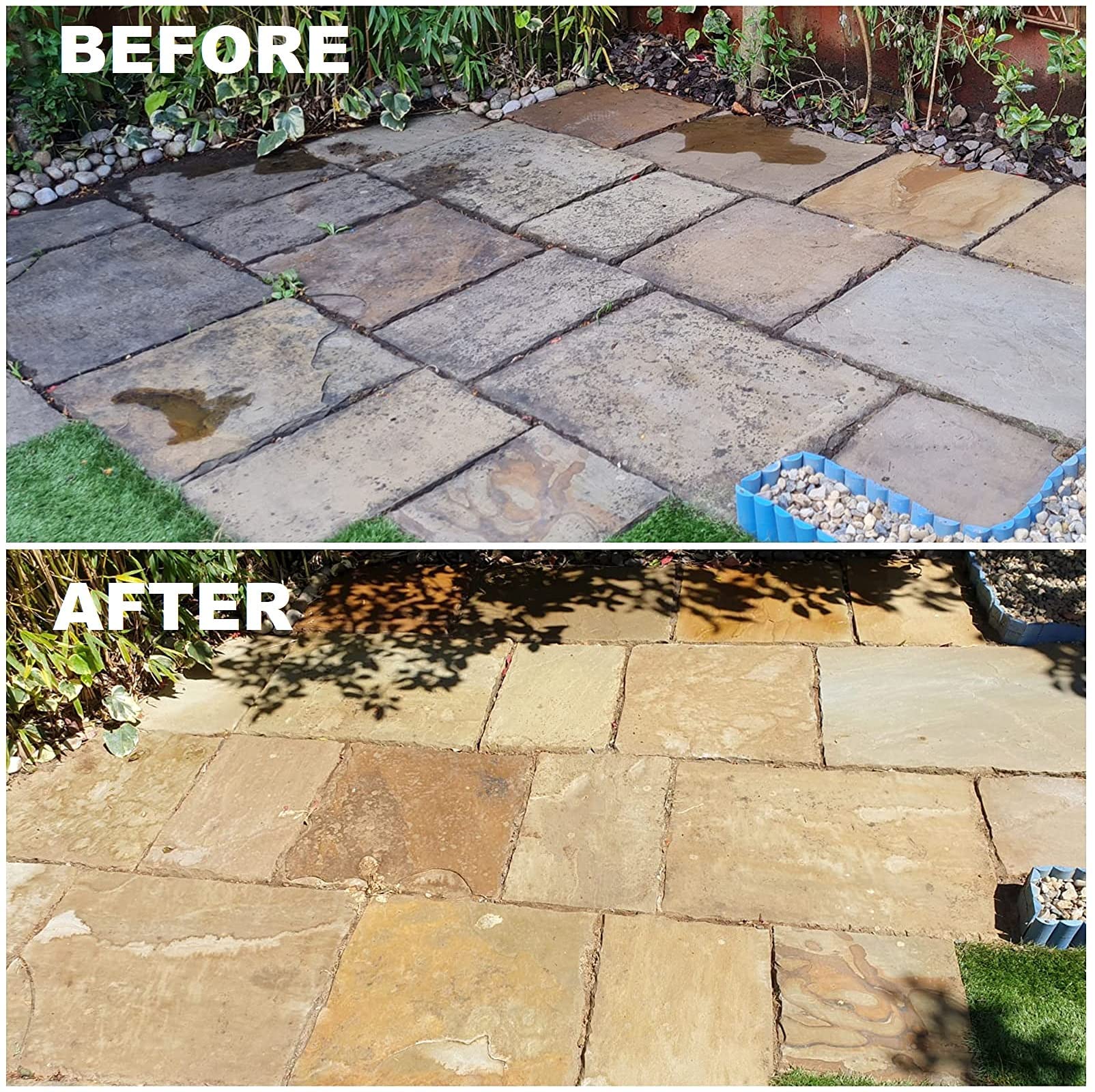 Buy Sodium Hypochlorite HIGH Strength Patio Block Paving Driveway