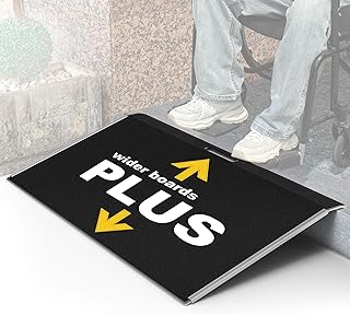 19"L x 32"W Threshold Ramp for Doorways, Wider Boards, Portable,Anti-Slip Ramps for Wheelchairs for Home,700 LBS Load Capacity,Aluminum Door Ramp and Curb Ramp for Scooters,Power Chairs,Walkers