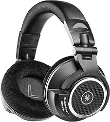 Fone de Ouvido Profissional OneOdio MONITOR 80 P/DJ, Hi-Res Audio, Fone Dobrável, Ear Pads de Veludo, Material Robusto Case de Proteção Preto