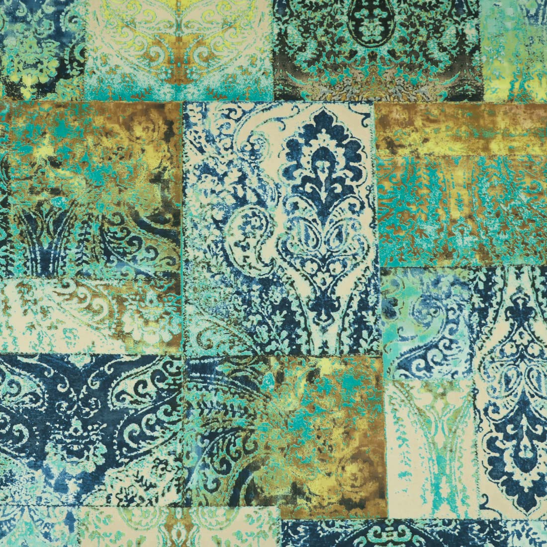 Velluto Stampato Con Fagiani E Fiori Vintage Per Tende, Tappezzeria - Foto 6