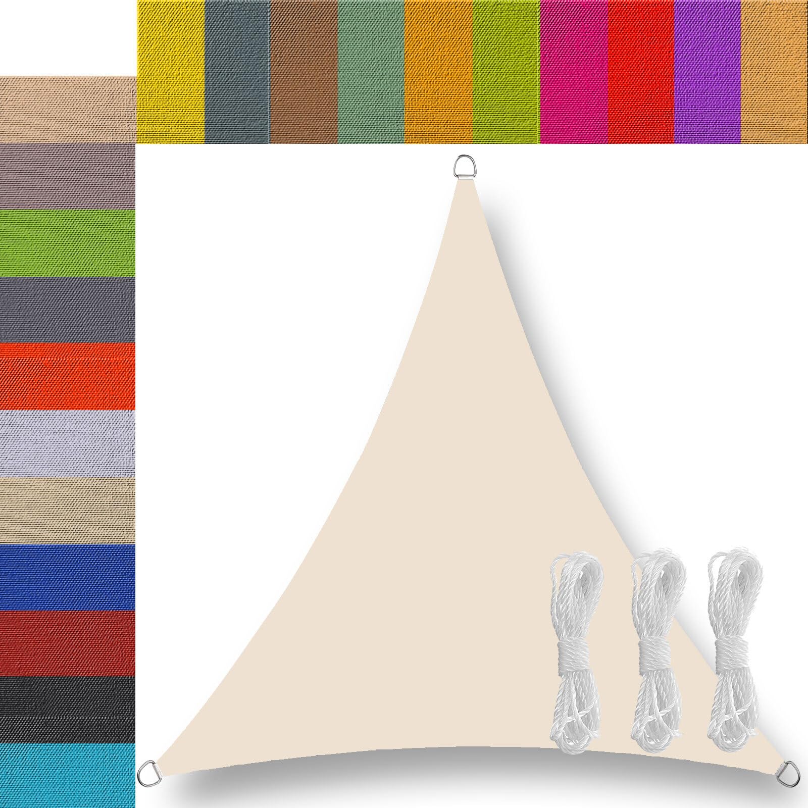 sonnensegel 2 5x2 5 2.5x2.5x2.5m Dreieck Gleichseitiges segeltuch wasserdicht sonnensegel nach maß balkon regenschutz 95% UV Schutz Windschutz Überdachung Plane für Terrasse Outdoor Nicht-gerade Weiss Lens:Mirror Silver Mountain Equipment Glacier 750 ftr_Cloud enabled