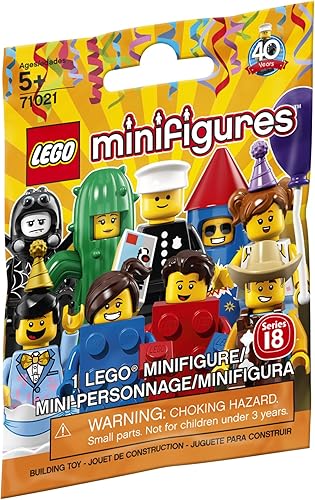 LEGO Minifigure Serie 18: Fiesta - 1 Figura Kit de Construcción 7 piezas