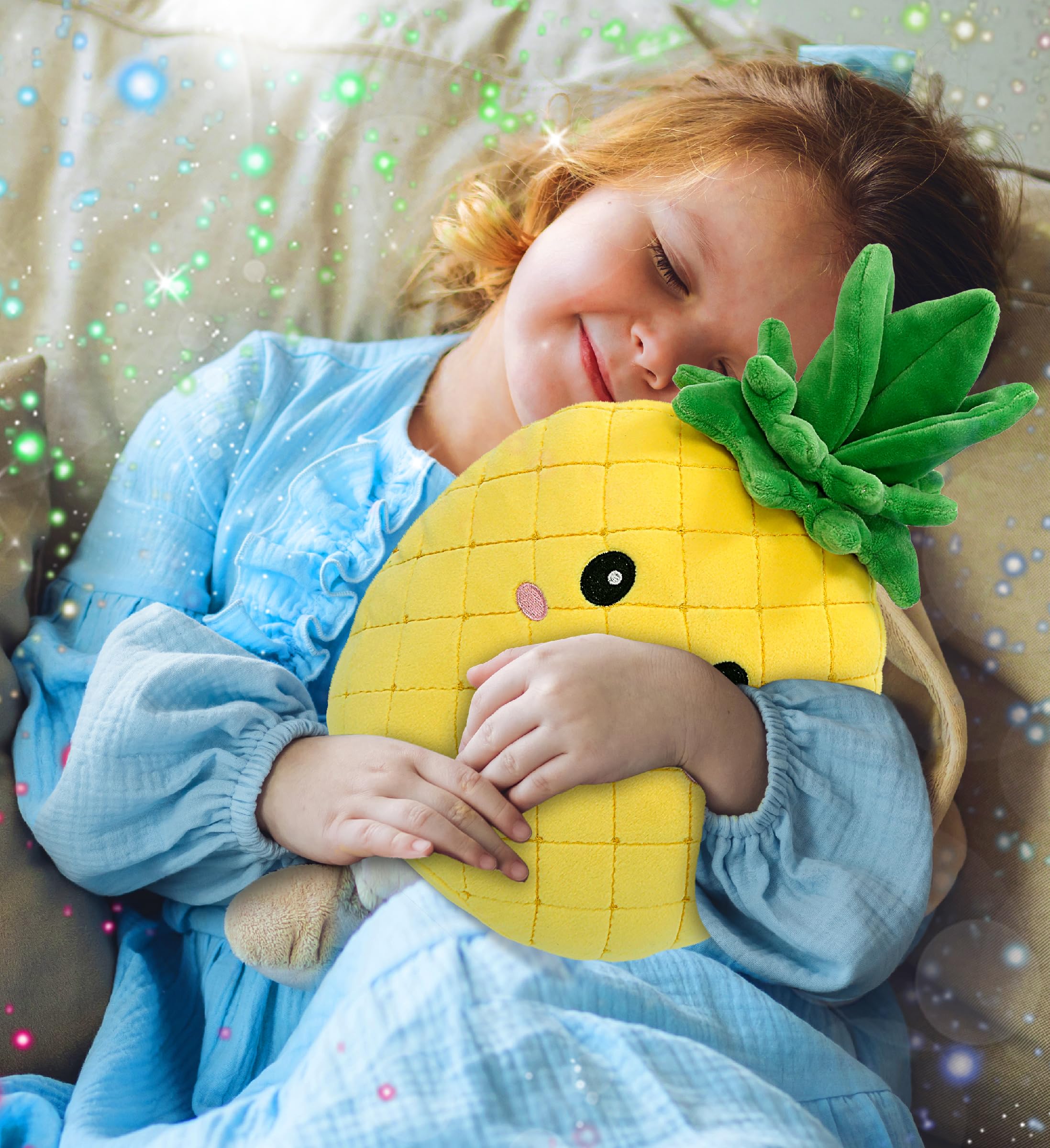 Amazon.co.jp: DolliBu Snug-Mooshies パイナップルぬいぐるみ 