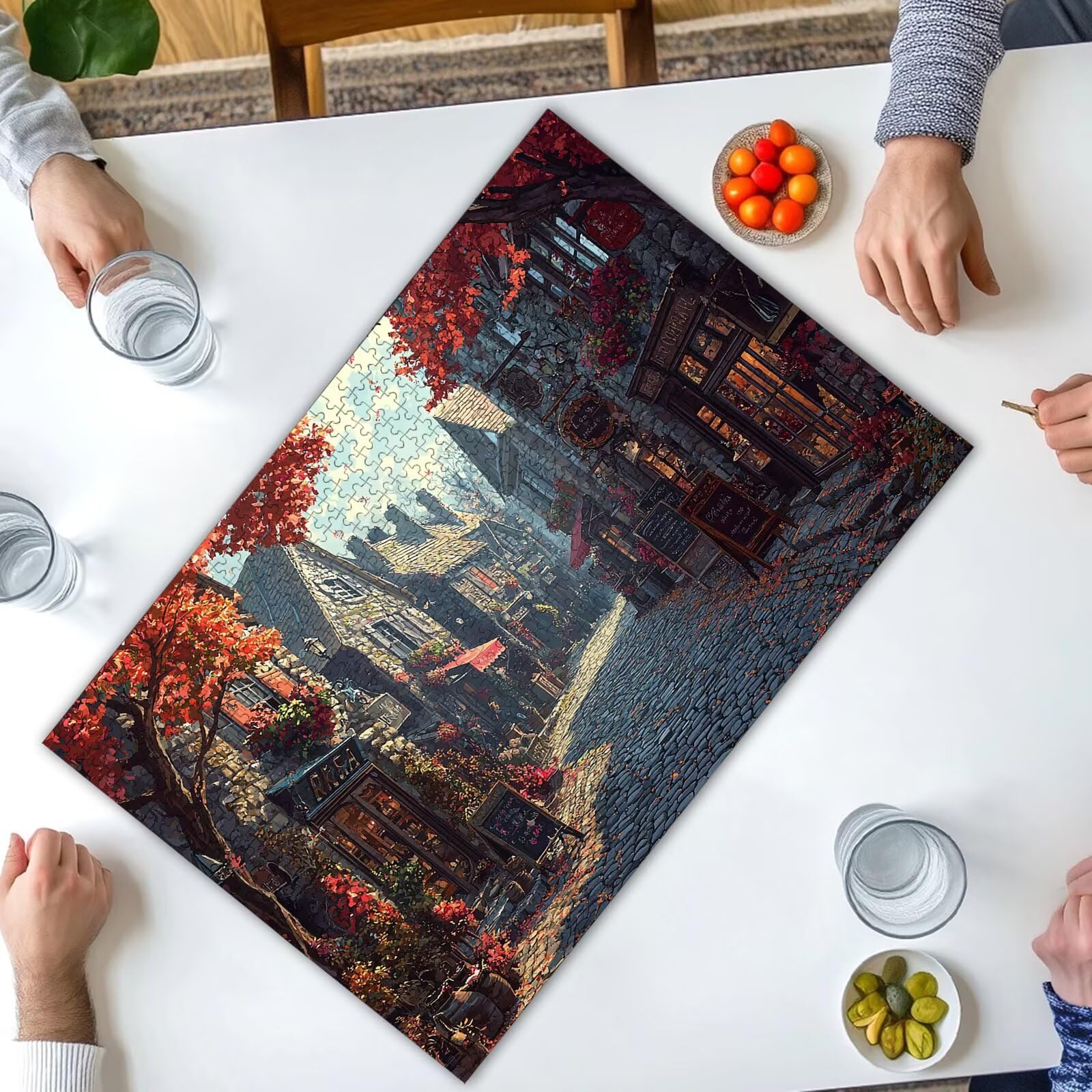 Puzzle de 2000 Piezas para Adultos, Paisaje Puzzle 2000 Piezas, Ciudad Rompecabezas Adultos con Caja, Medidas: 100x70 cm, Rompecabezas Madera para Toda la Familia, Home Decoration, Regalo Mujer, -1207
