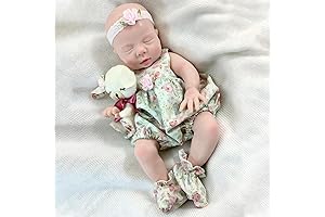 Lifelike Full Silicone Qaruqase Baby Doll, 13 Inch Reborn Baby Dolls Silicone...