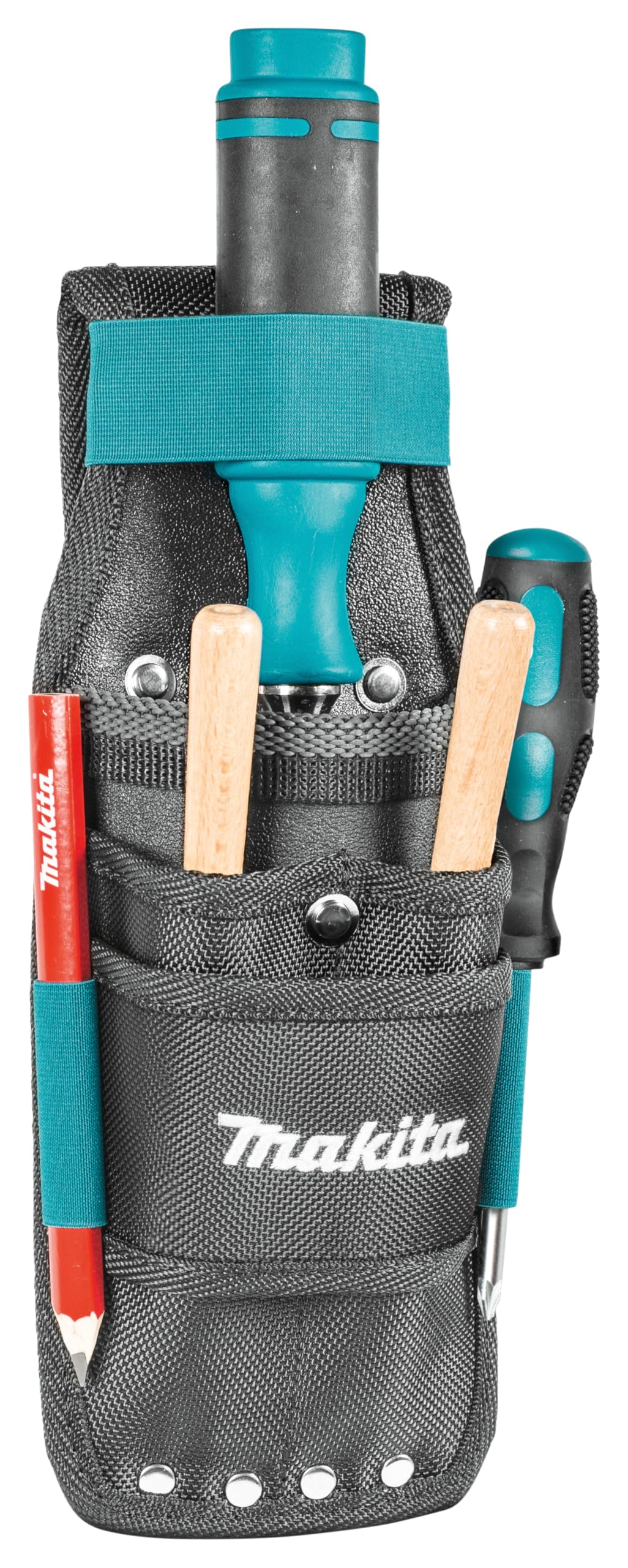 Makita E-15344 Ultimate Scalpello e portautensili, nero, 3 tasche