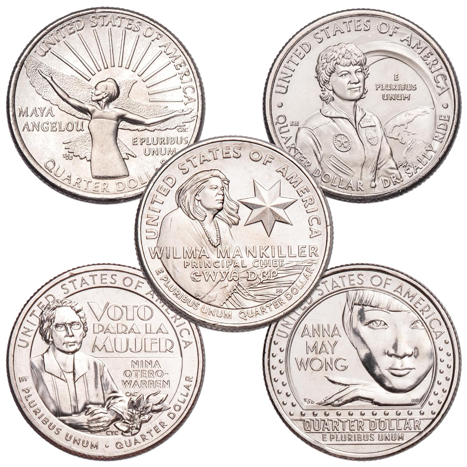 2022-2025 P&D U.S. Women Quarter Set with Folder