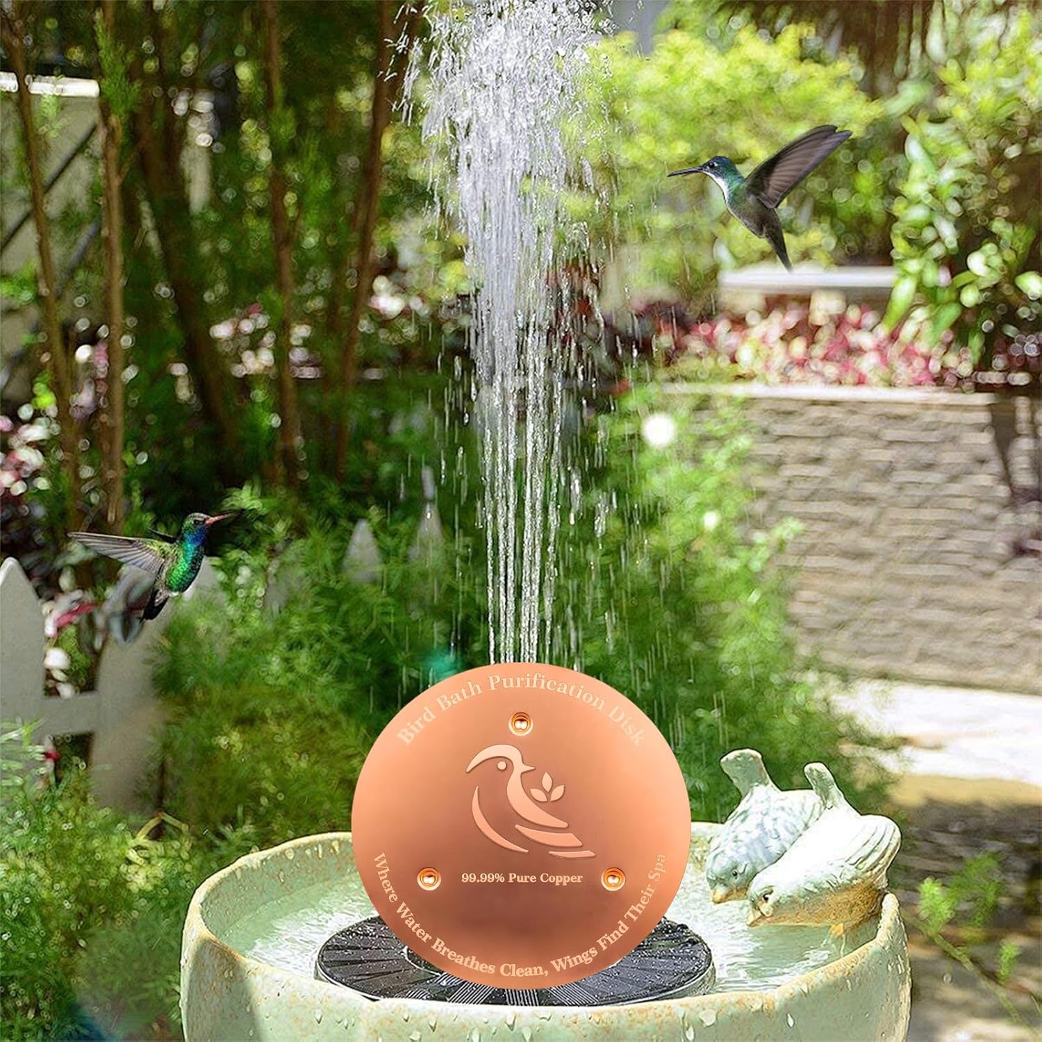 ordinarYone Natural Metal Bath Disks with 0.6mm Density and Triplicate Assistance Arrangement for Effective Water Interaction and Bi