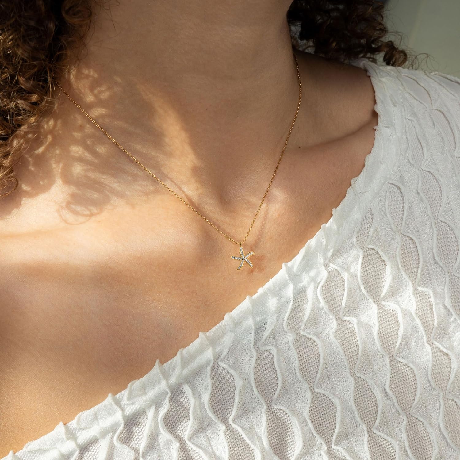 Gold Necklace for Women-14k Gold Plated Infinity Necklace Star Of David Necklace Evil Eye Cross Pendants Heart Dainty Gold Necklace For Women - Image 4