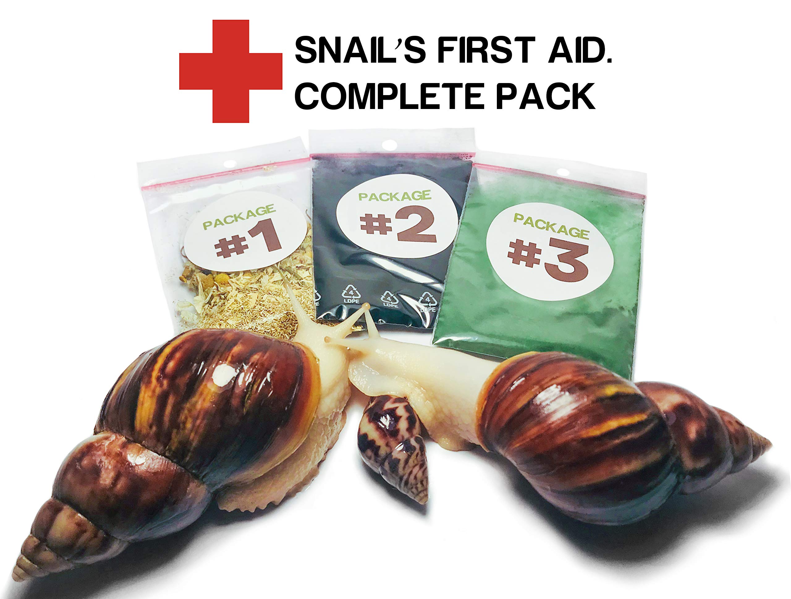 Buy Snail's First Aid Complete Pack. Pet Snail Emergency Care Kit for