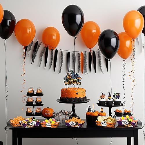 Miniatura 7 de Caoekego 24 Pcs Halloween Snack Bowl Party SuppliesHalloween Food Trays for Halloween Birthday Party Baby Shower Wedding Dinner Decorations