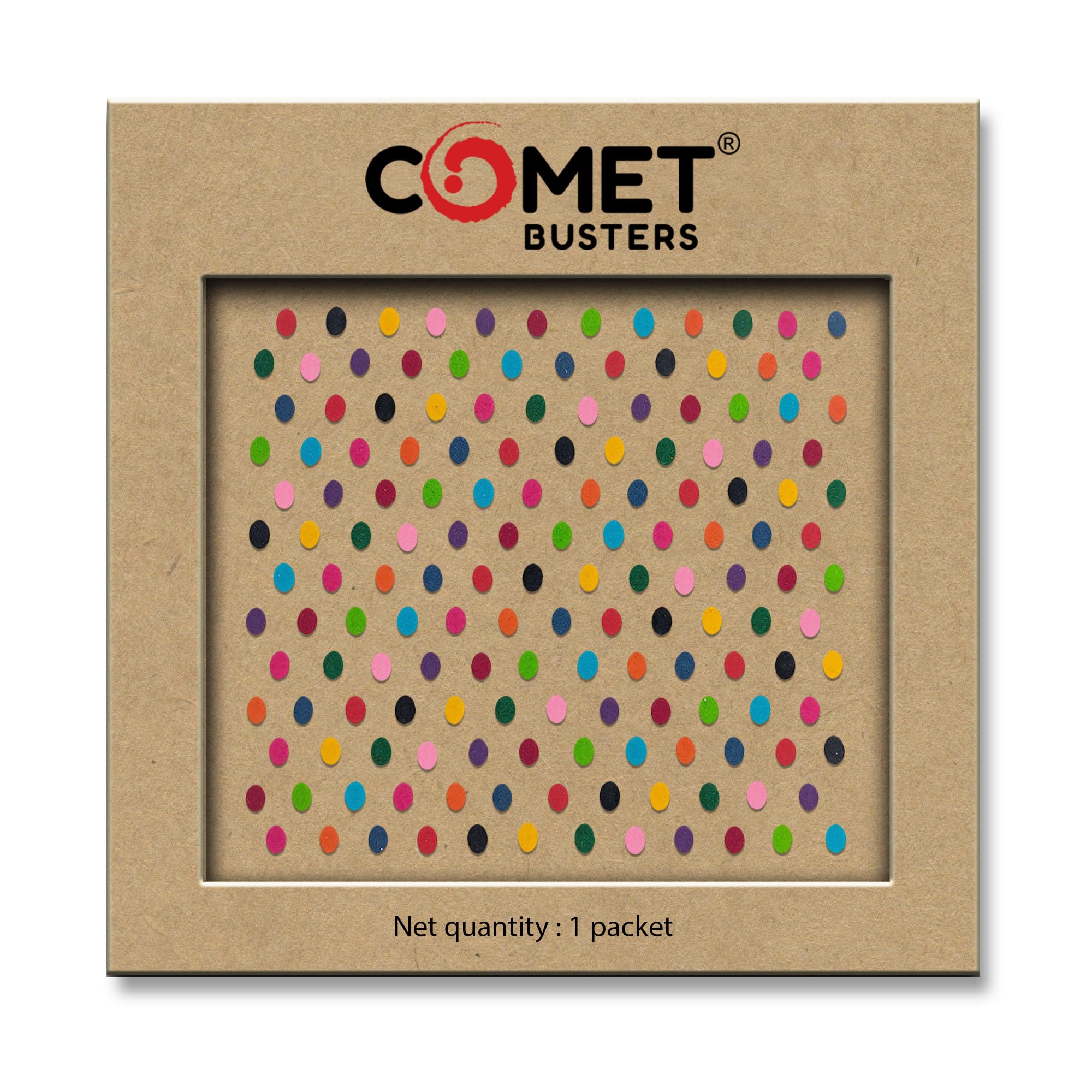 Comet Busters® Multicolor Oval Bindis for Women & Girls – 5mm Small Plain Bindi – Reusable Forehead Bindis – (156 Bindis) (CBIN1732)-image-30