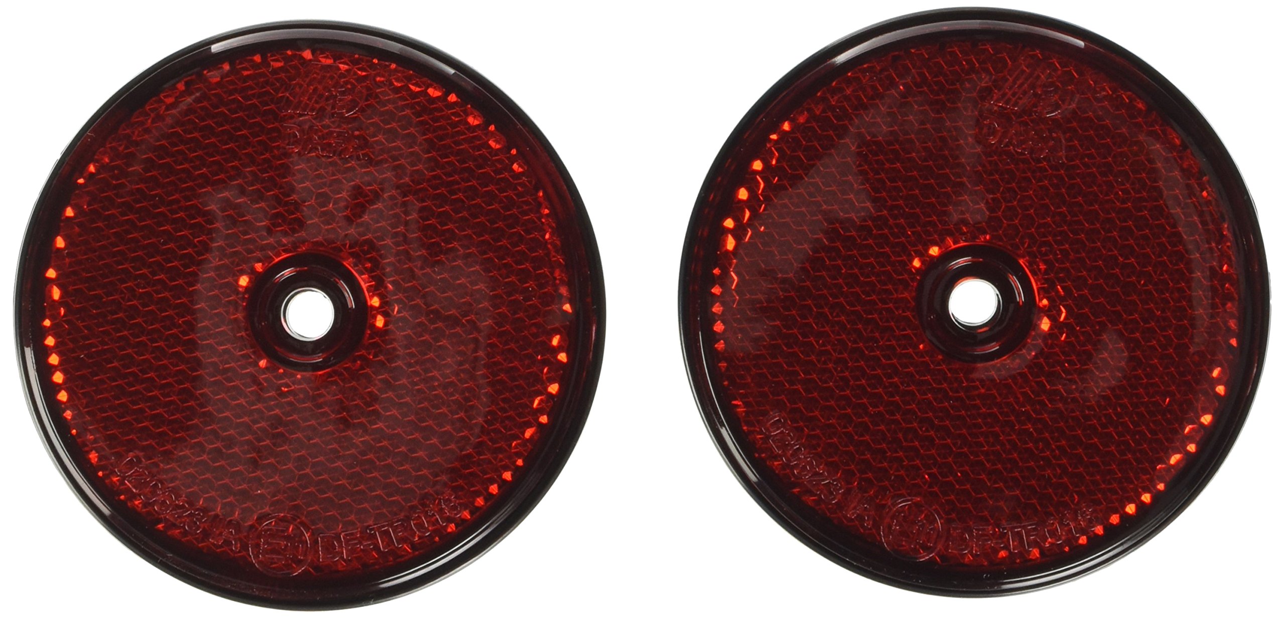 Lampa 20525 Round Reflectors-Ø 65 mm- Red