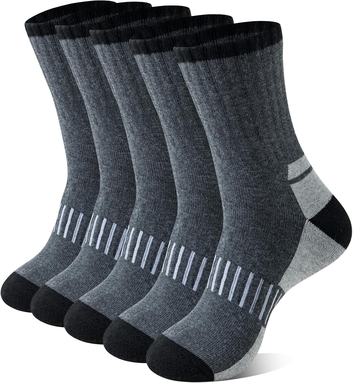 Josnown 5 Pairs Wool Socks Mens, Thick Warm Winter Thermal Cozy Boot Socks Josnown 5 Pairs Wool Socks Mens, Thick Warm Winter Thermal Cozy Boot Socks