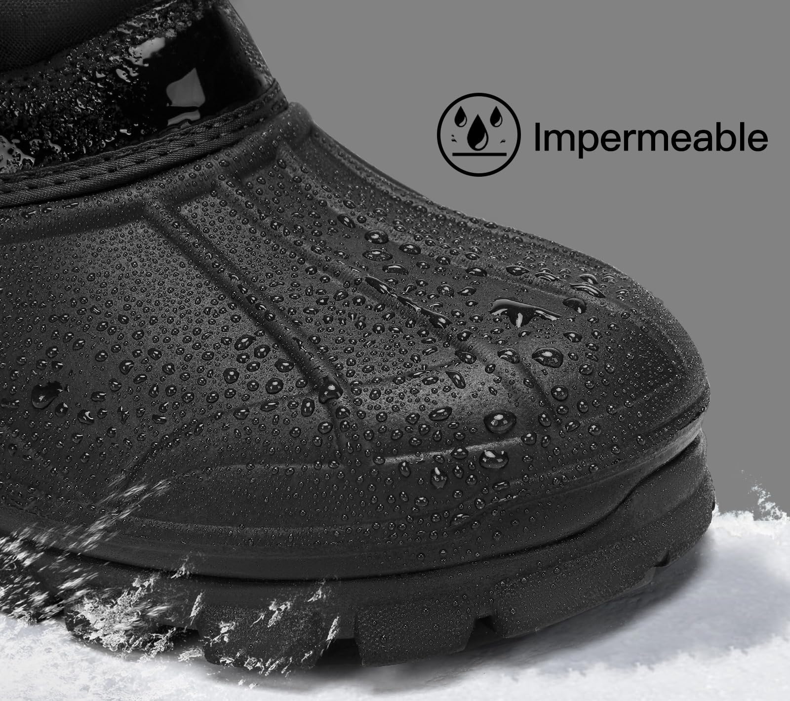 Kricely Botas de Nieve Impermeables Hombre Mujer Trekking Zapatos
