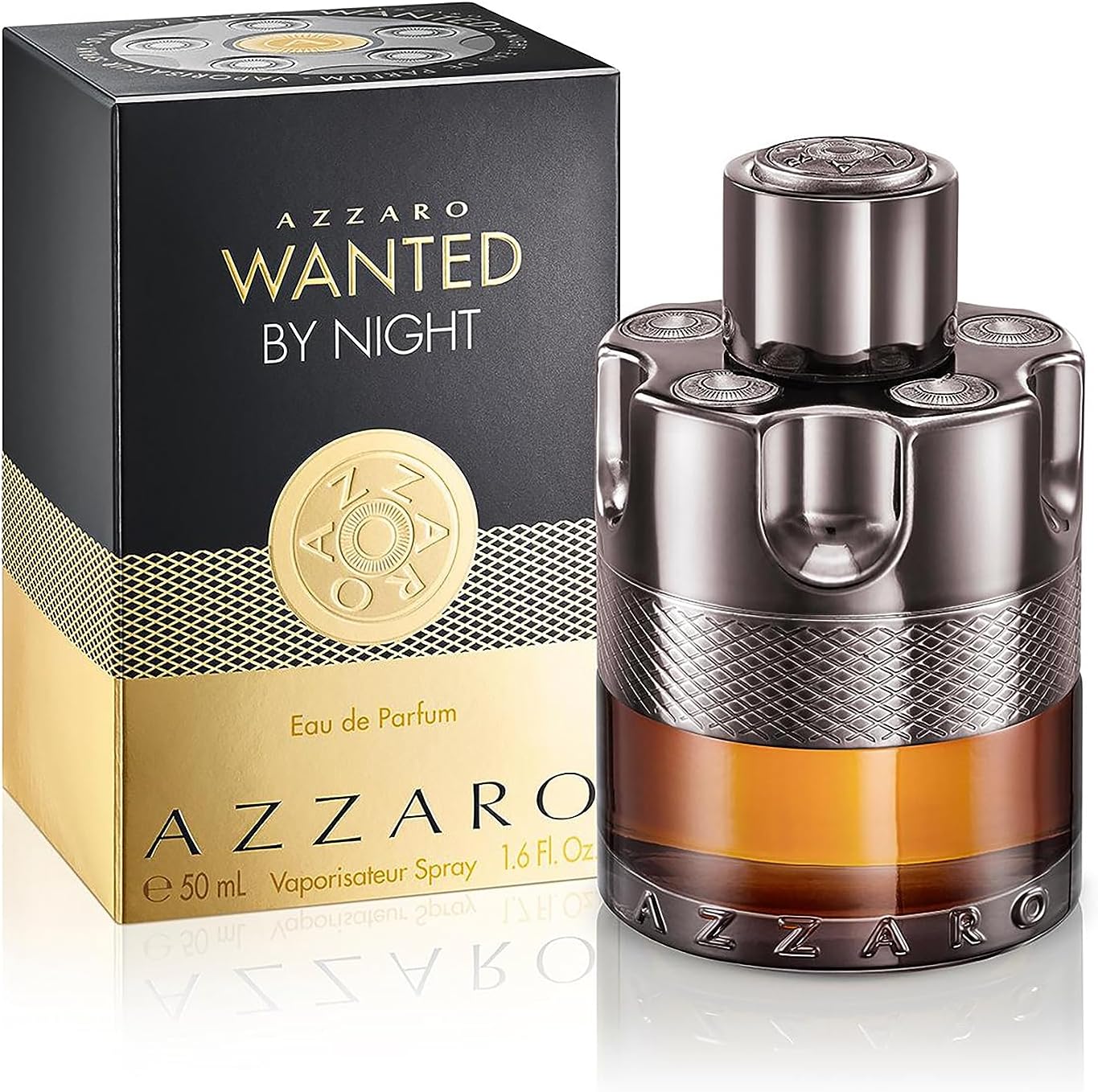 Azzaro Wanted By Night Eau de Parfum - Mens Cologne - Woody, Oriental & Spicy Fragrance