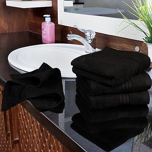 Miniatura 8 de Utopia Towels - Juego de 12 paños de lavado premium, 12 x 12 pulgadas, 100% algodón hilado en anillo, paños muy absorbentes y de tacto suave