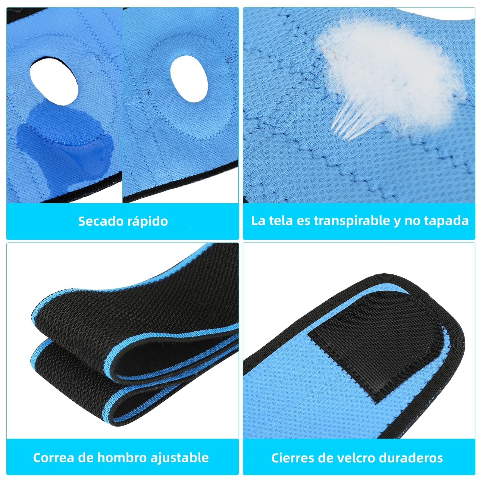 Rodilleras Menisco y Ligamento Deportiva Ajustable Rodillera de Neopreno con Silicona Rodillera Crossfit para Artritis Desgarro de Menisco Tendinitis Correr Unisex 1 Articulo