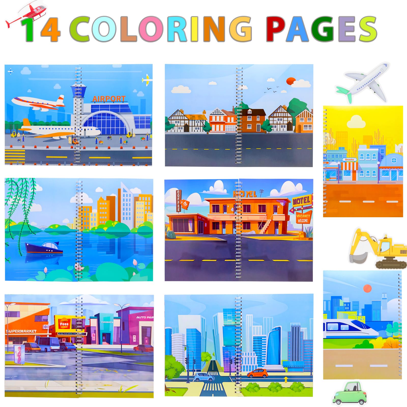 Reusable Sticker Book for 2 3 4 Year Olds Kids - Image 2