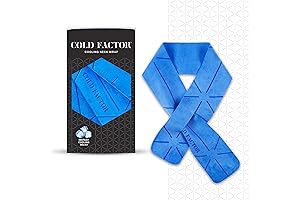 COLD FACTOR Cooling Towel Neck Wrap: PVA Ice Towel 3-Pack for Up...