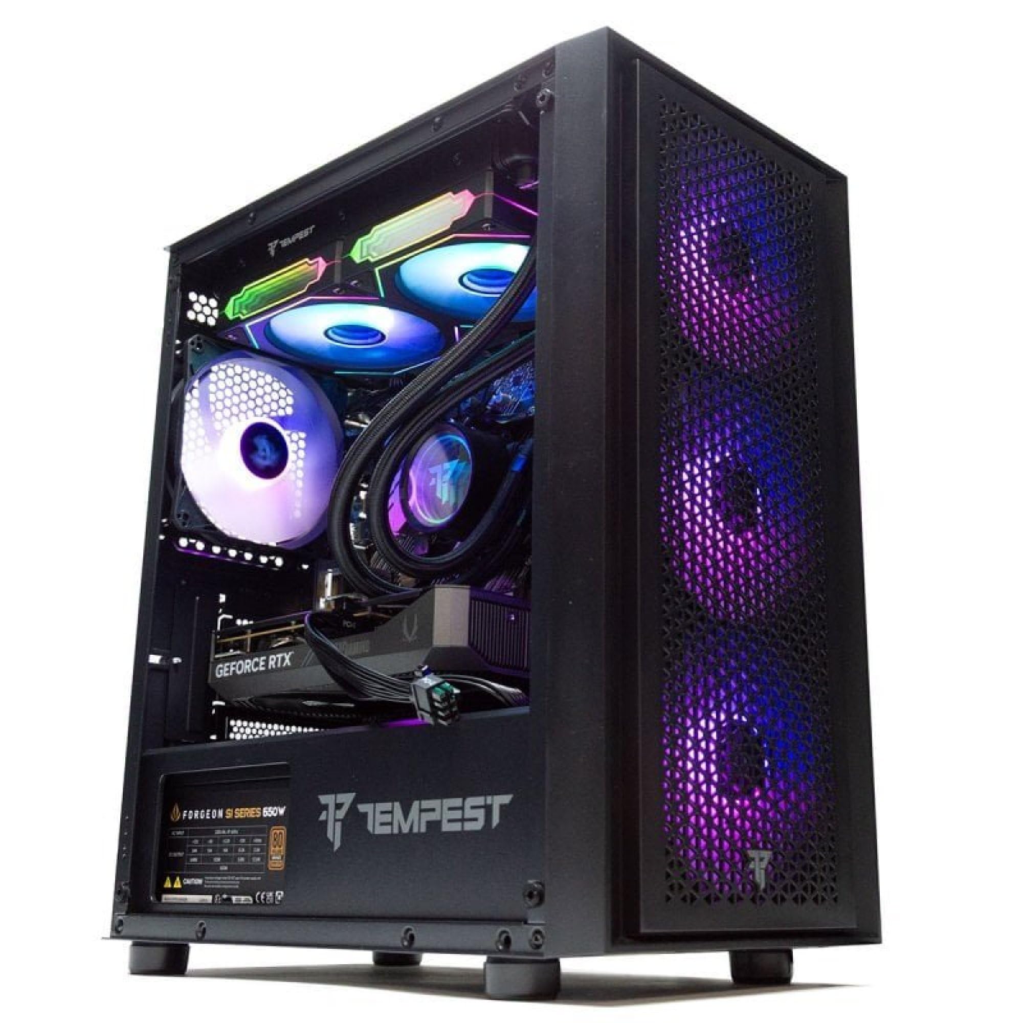 PcCom Ready PC Gaming Intel Core i5-12400F, 32 GB di RAM, SSD da 1 TB, RTX 5060, Windows 11 Home, PC Desktop Gaming Bianco.