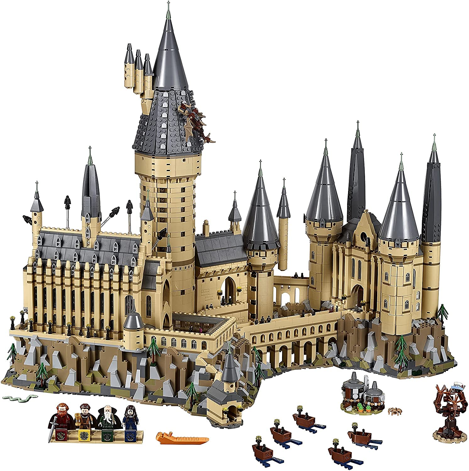 LEGO Harry Potter Zamek Hogwart 71043 | Model zamku, zestaw kolekcjonerski, prezent dla fana Harry’ego Pottera 16+, zestaw klocków konstrukcyjnych, 6020 elementów
