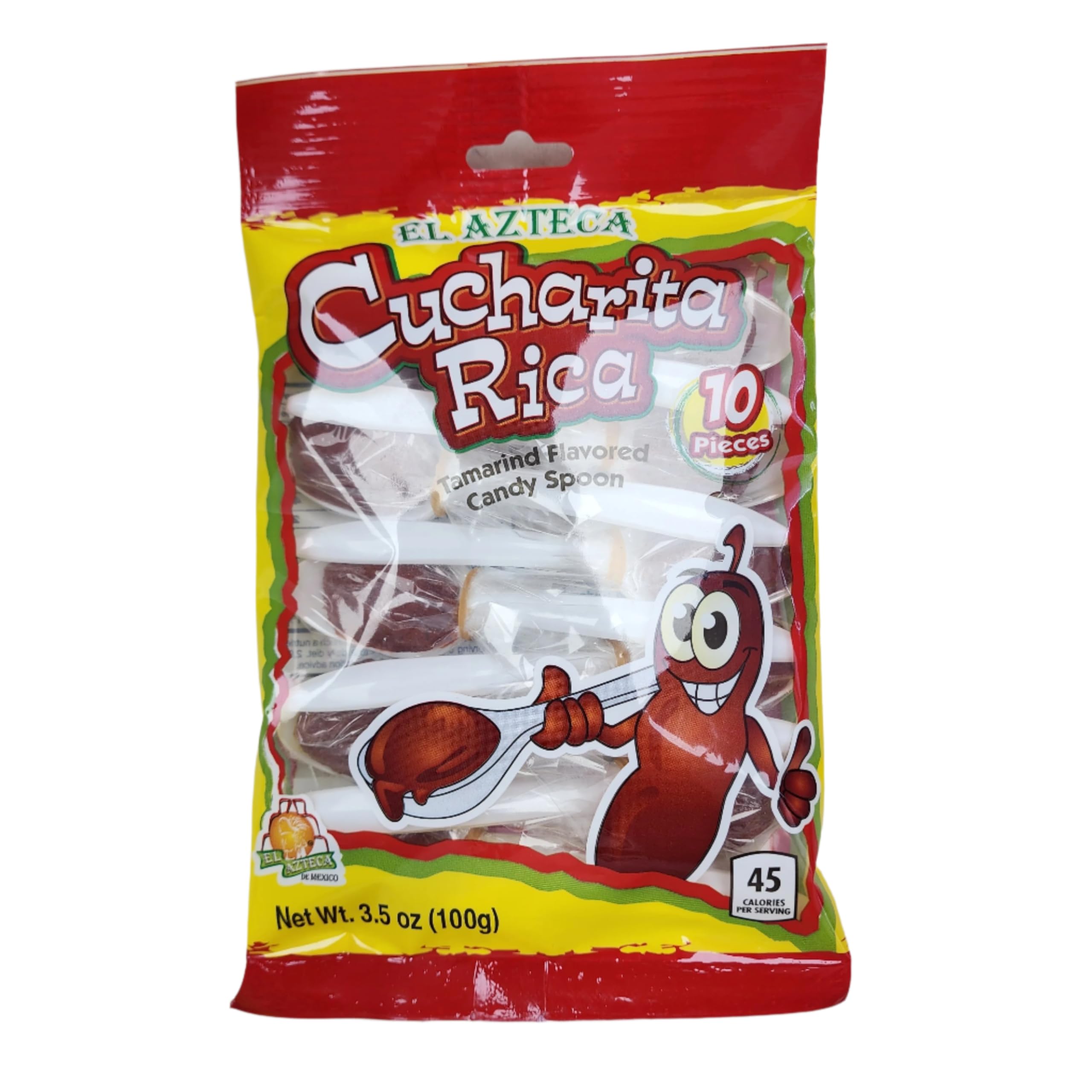 Cucharita Rica Tamarindo Flavored Spoon, 12ct/bag Mexican Candy