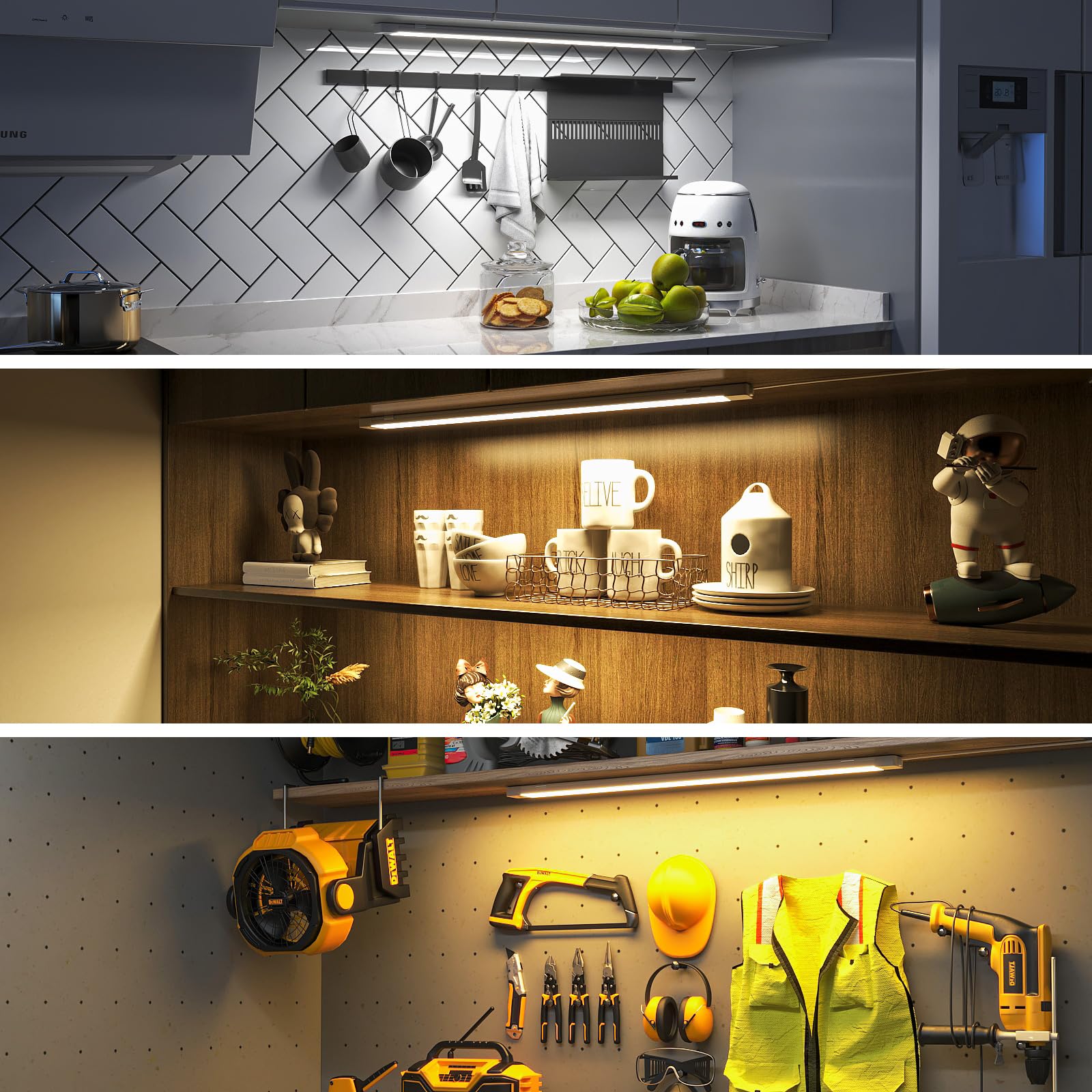 Under Cabinet Light 41CM, Dimmable Under Cupboard El Salvador - View #11