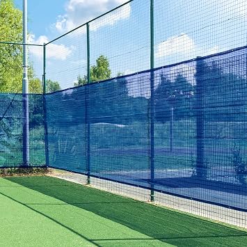 Vermont Tennis Court Wind Screen - 50% Shade | 6 x 60 or 6 x 40 Tennis Court Shade Cover Green, Navy or Black [Optional Logo]