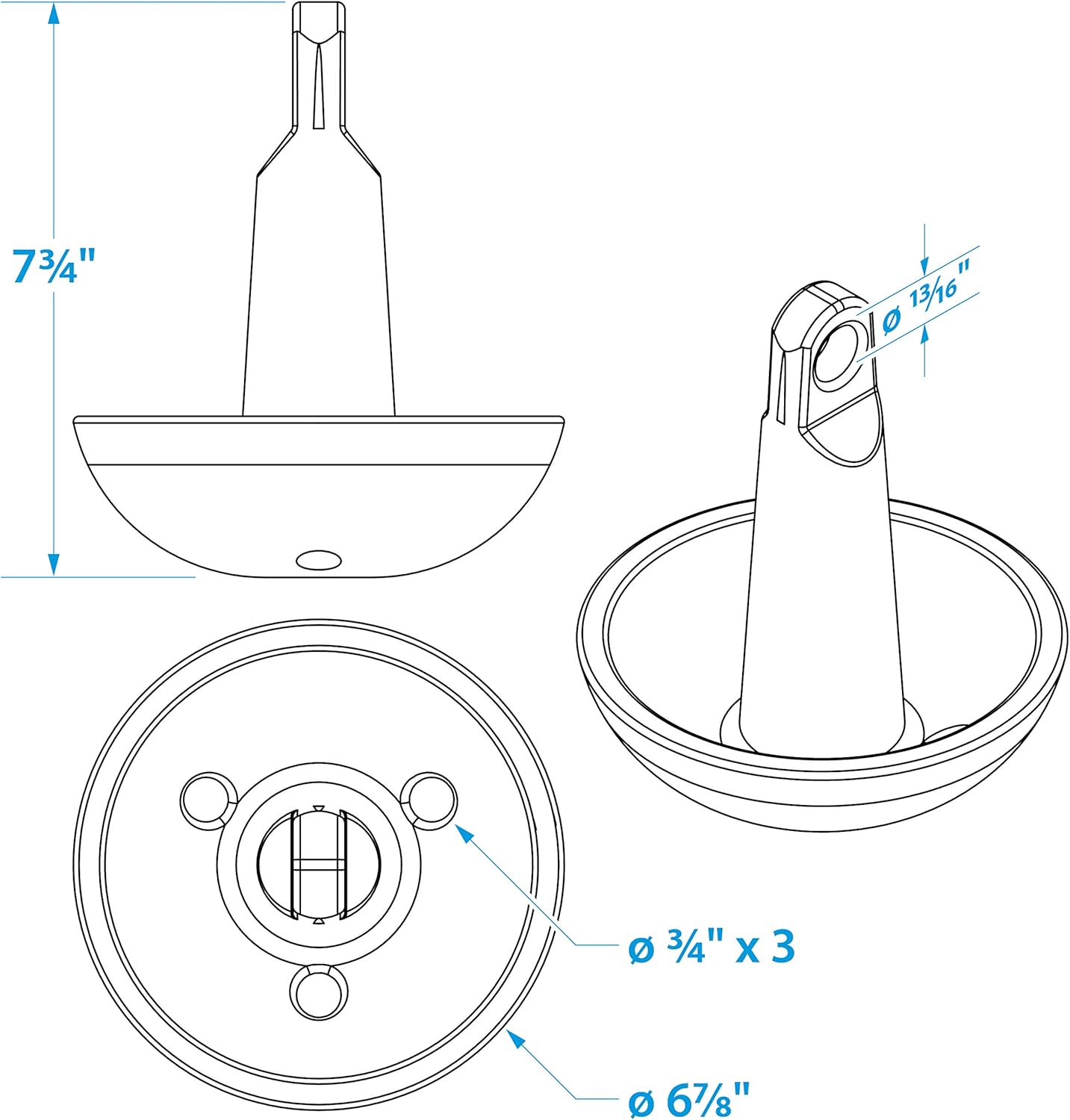 SEACHOICE Mushroom Anchor 41200 : Everything Else