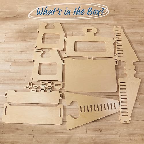 Miniatura 7 de ECR4Kids Grows with Me - Escritorio para sentarse o de pie, muebles infantiles, natural