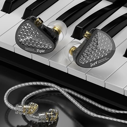 Miniatura 7 de KZ ZVX - Auriculares con cable, auriculares intrauditivos con micrófono, controlador dinámico lineal de doble cavidad de 0.394 pulgadas, auriculares