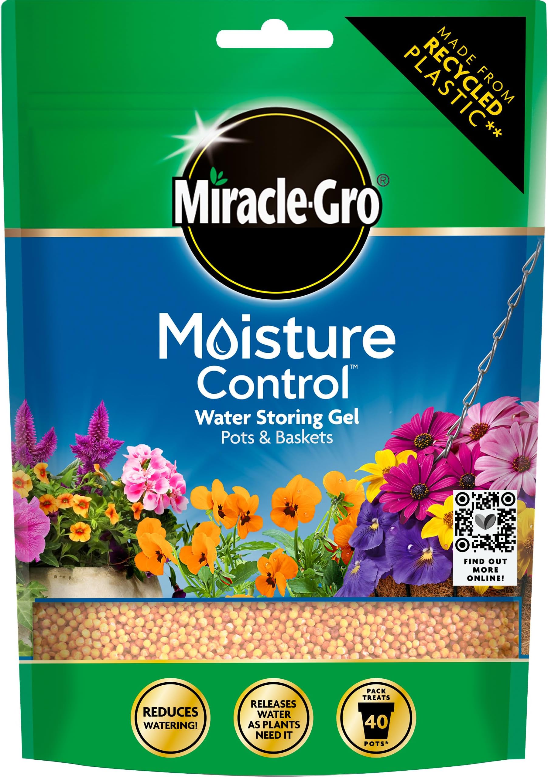 Moisture Control Water Storing Gel for Pots & Baskets, 200g