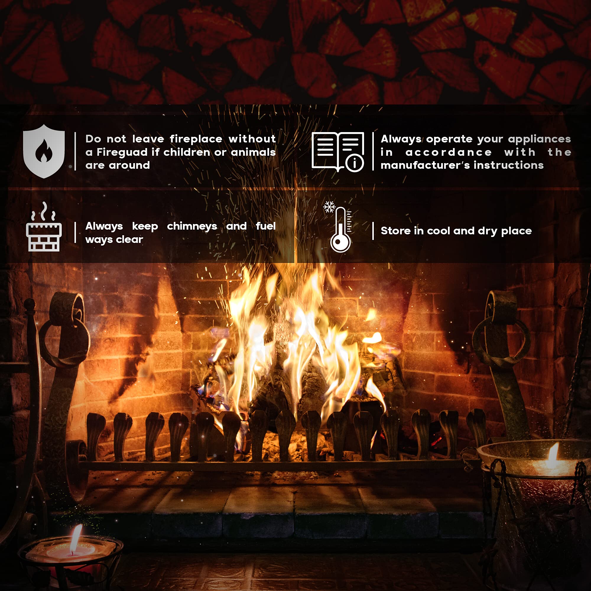 L.P. Jana Birch Kiln Dried Hardwood Logs Perfectly Boxed Firewood for