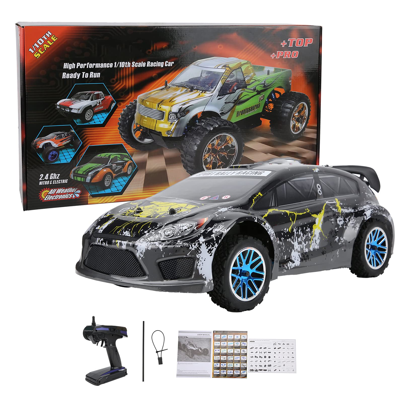 2.4G pilot samochód terenowy 18CXP napędzany olejem silnikowym 1/10 skala 4WD RC samochód do HSP 94177