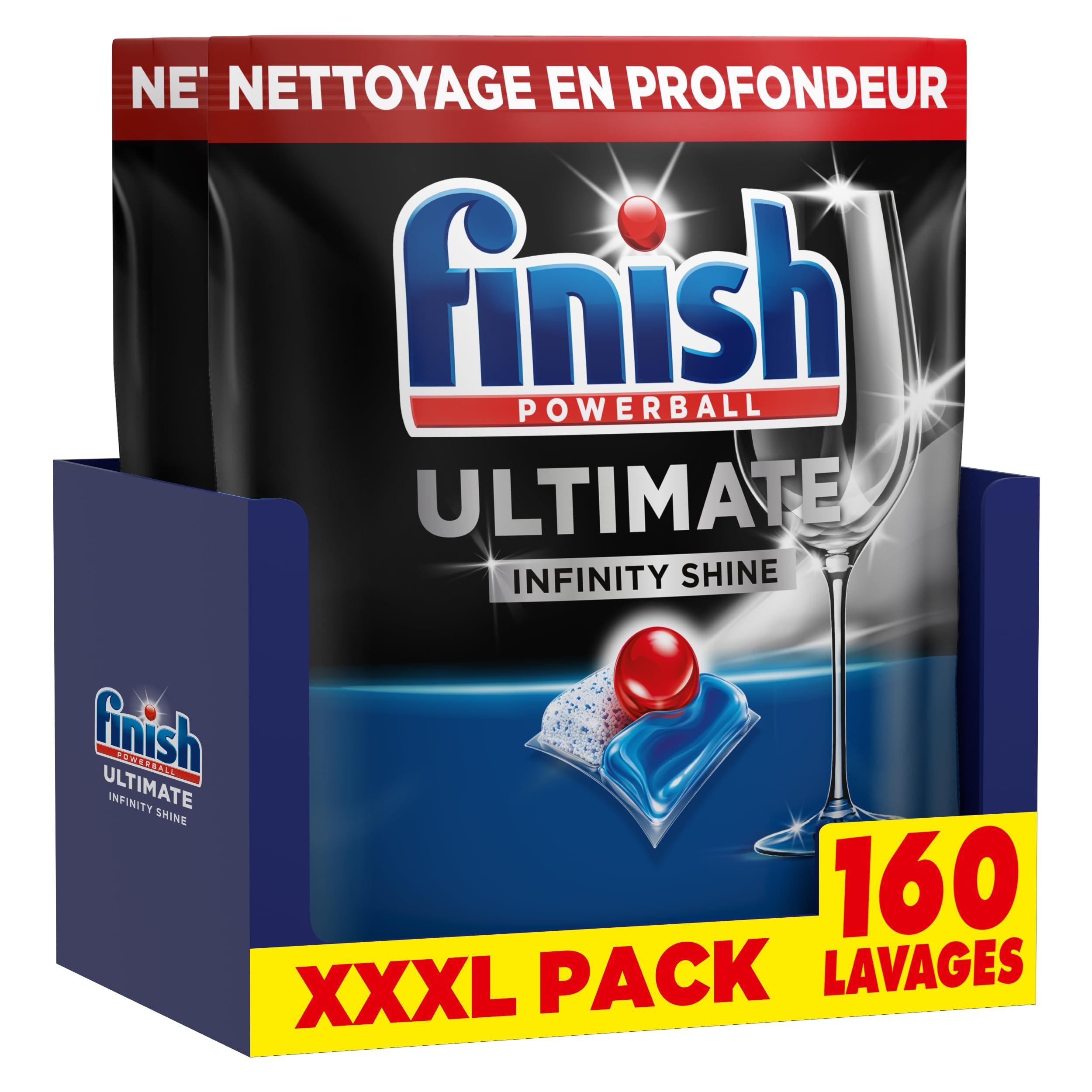 Reckitt Finish ULT INF SHINE 160 Tabs (SIOC 80 X 2) Orignal