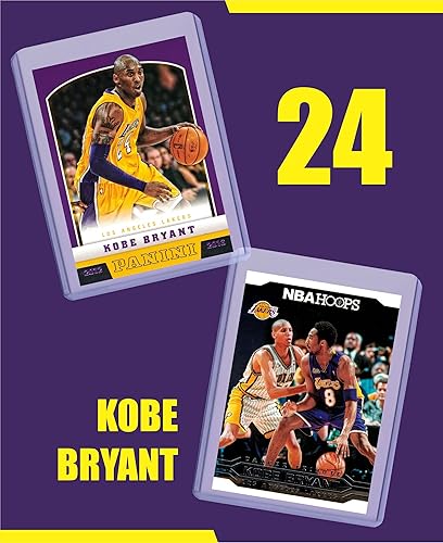 Miniatura 2 de Kobe Bryant (5) Paquete Surtido de Tarjetas de Baloncesto Variadas - Tarjetas de Intercambio de Los Angeles Lakers - MVP # 24