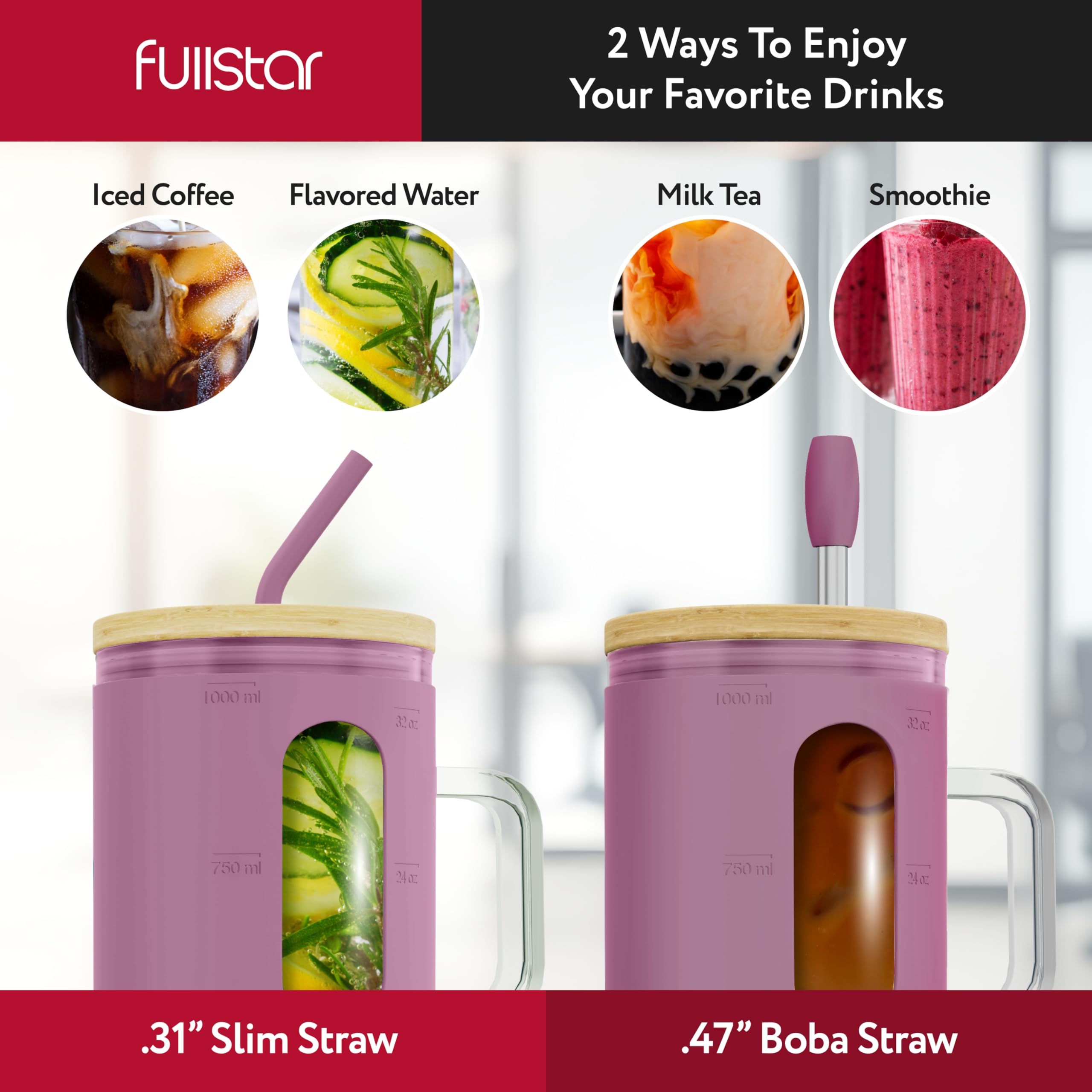 Snapklik.com : Fullstar Glass Cups